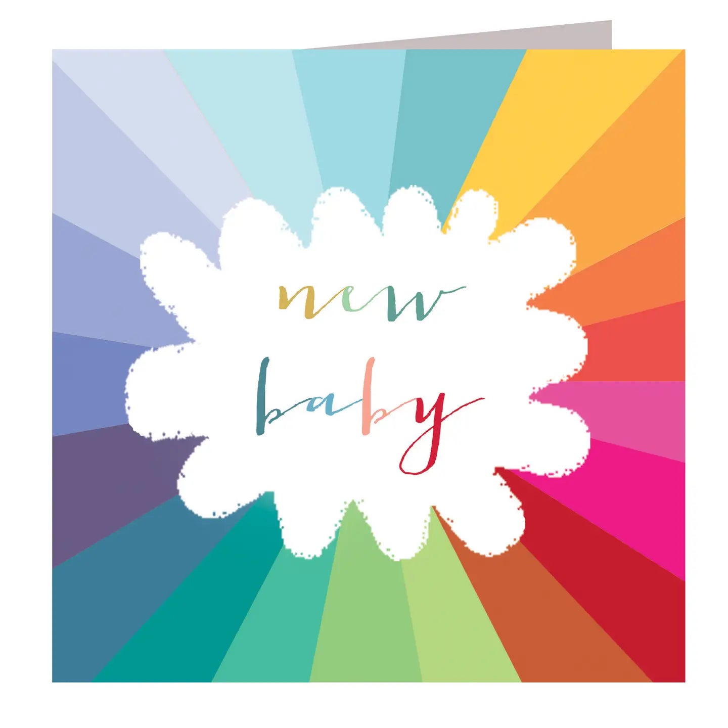 Colourful New Baby Card