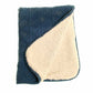 Blue Sherpa Fleece Blanket