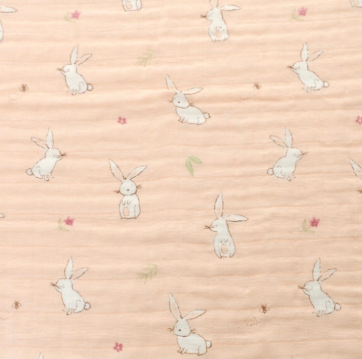 Bunnies Muslin Square