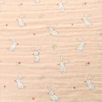 Bunnies Muslin Square