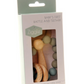 Wooden Teether and Rattle - Blue Grey