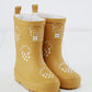 Ochre Colour-Changing Winter Wellies with Teddy Fleece Lining