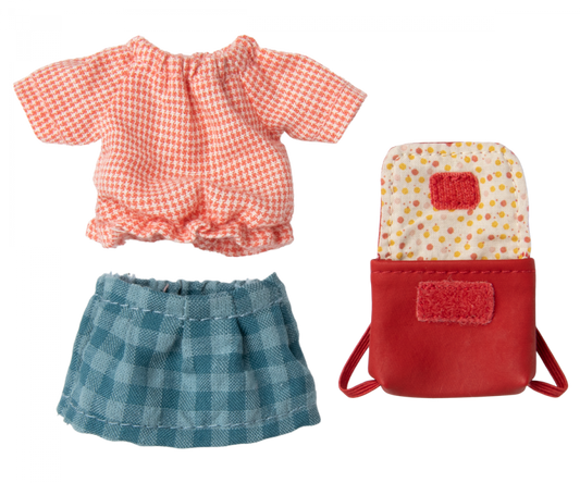 Big Sister’s Clothes and Red Bag
