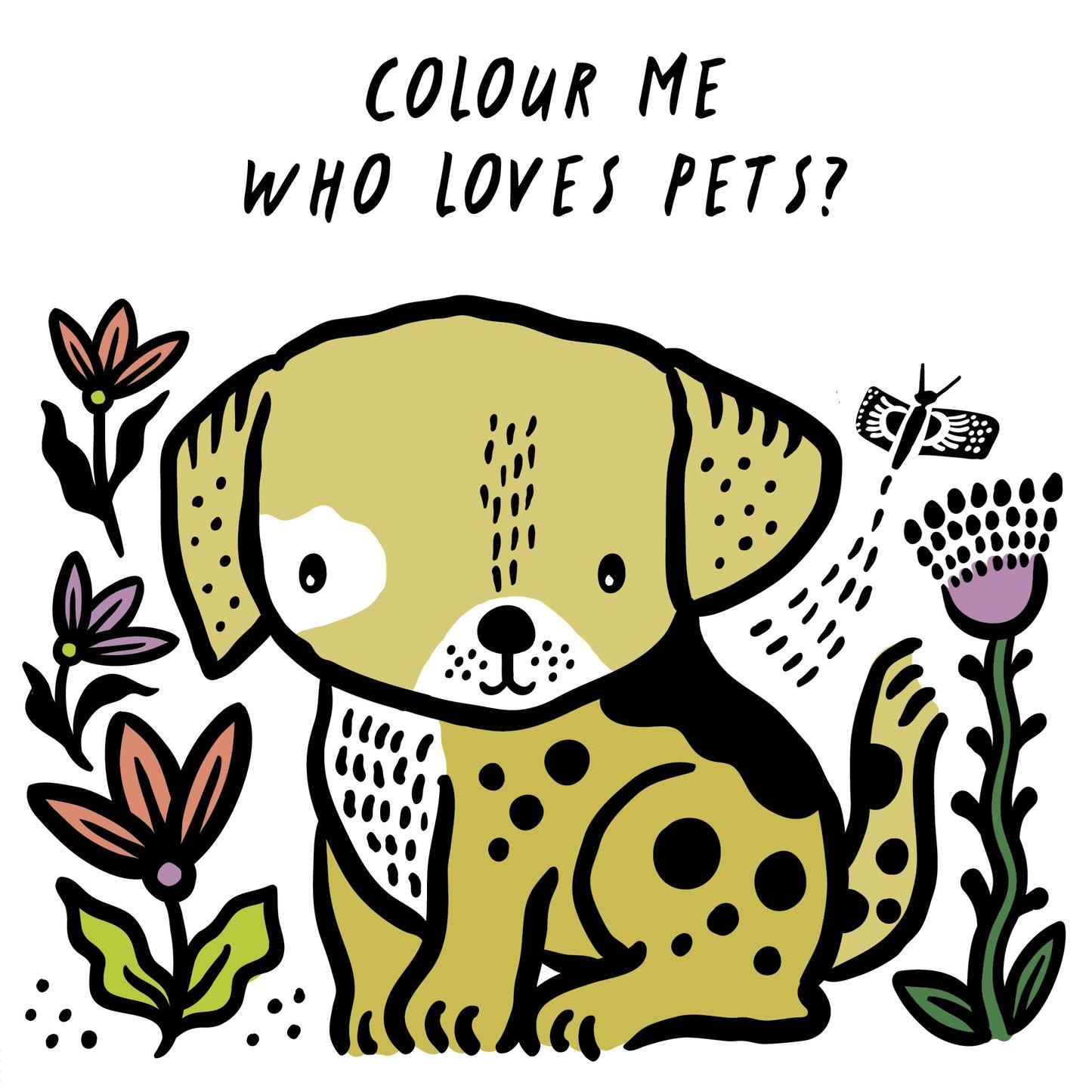 Colour Me: Who Loves Pets Bath Book