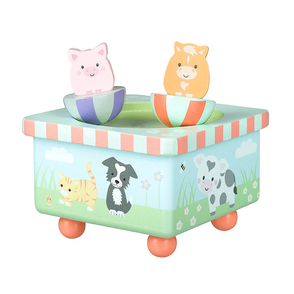 Farm Animal Music Box