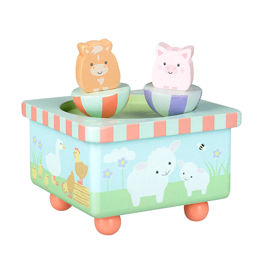 Farm Animal Music Box