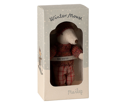 Winter Mouse with Ski Set - Big Sister PRE-ORDER