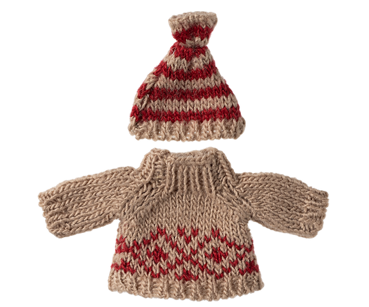 Knitted Sweater and Hat - Mum Mouse