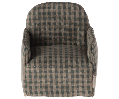 Armchair for Mouse - Green Checker PRE-ORDER