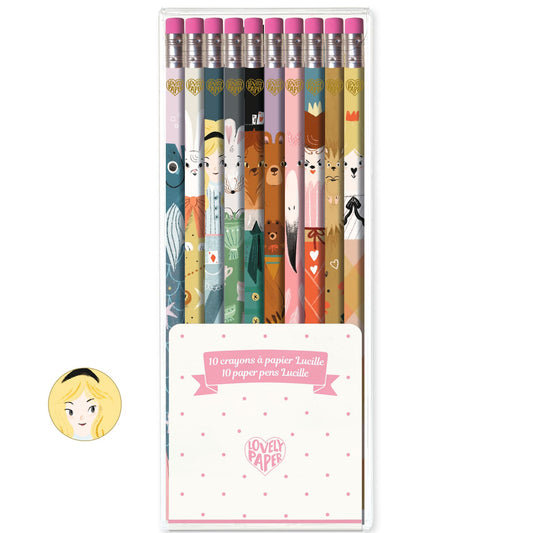 Set of 10 Pencils - Lucille