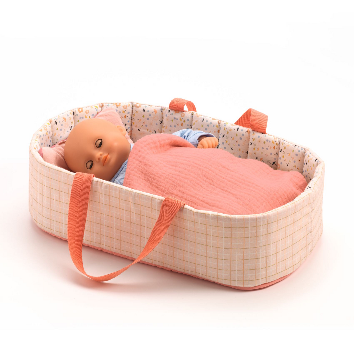 Pomea Baby Bassinet - Pink Stripes