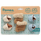 3 Pairs of Pomea Baby Slippers