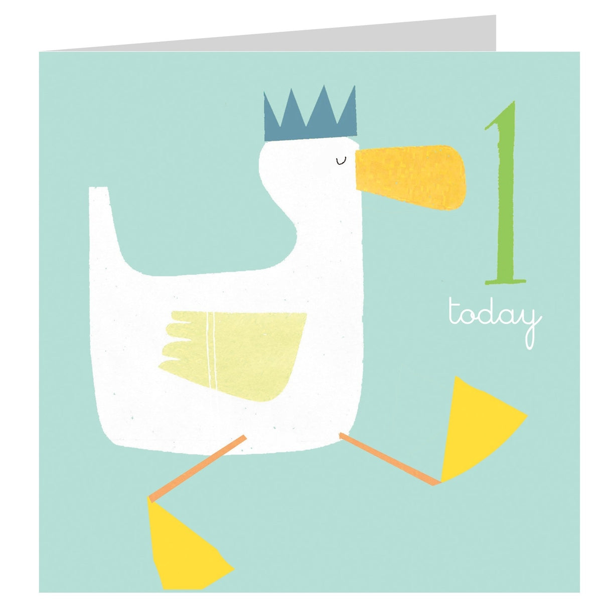 One Duckling 1st Birthday Card