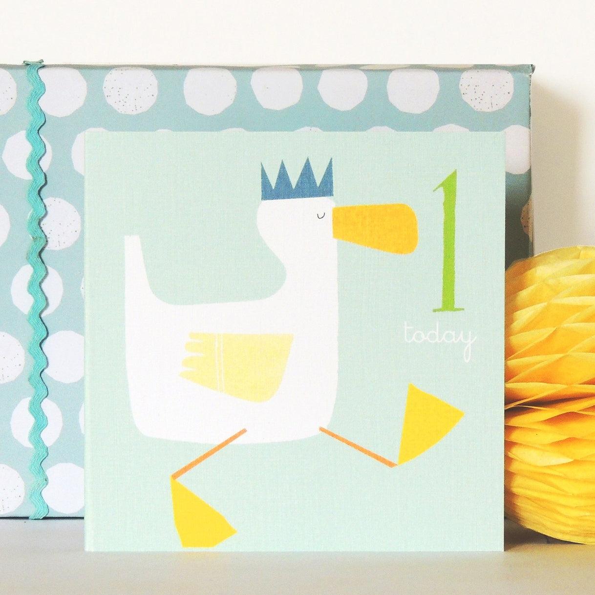 One Duckling 1st Birthday Card