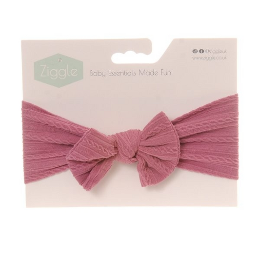 Juneberry Top Bow Turban Headband