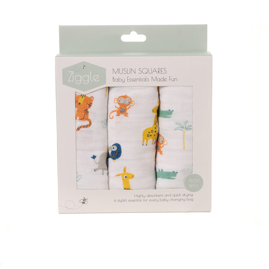 Savanna Animals Muslin Set