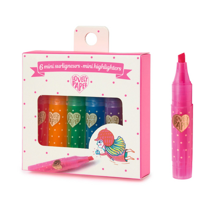 Set of 10 Mini Highlighters