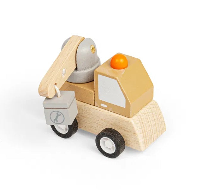 Wind Up Truck - Crane