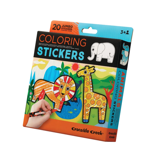 Colouring Stickers - Safari Animals