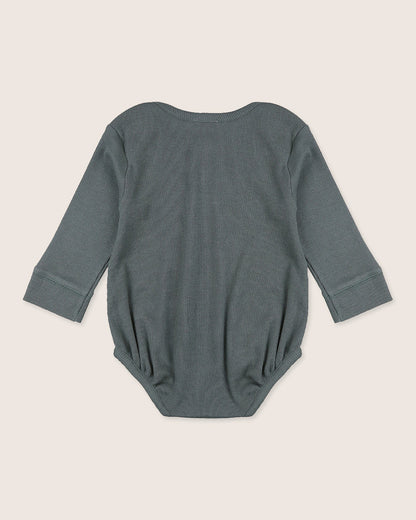 Rib Bodysuit Steel