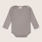 Rib Bodysuit - Grey