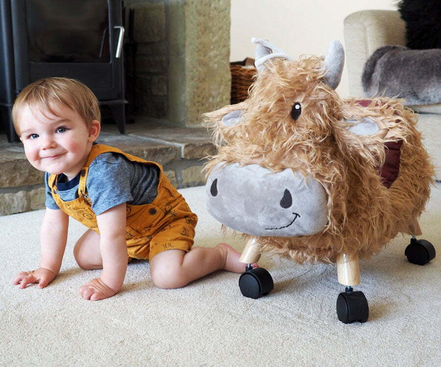 Hubert - Highland Cow Ride On Toy
