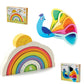 Peacock Colours & Rainbow Stacker Gift Set