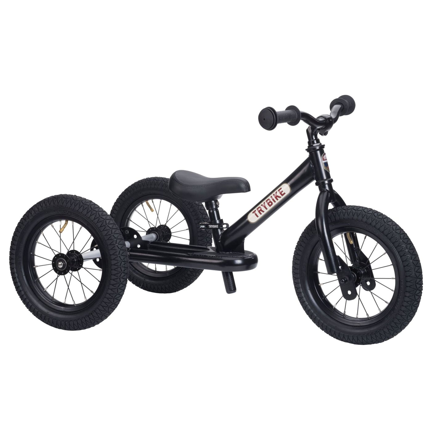 TryBike Steel Balance Trike - Black