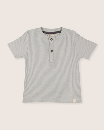 Textured T-shirt & Shorts Set