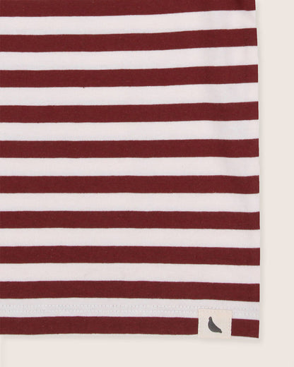 Layering T-shirt - Brick Stripe