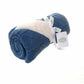 Blue Sherpa Fleece Blanket