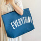 “Everything” Ocean Blue Really Big Bag