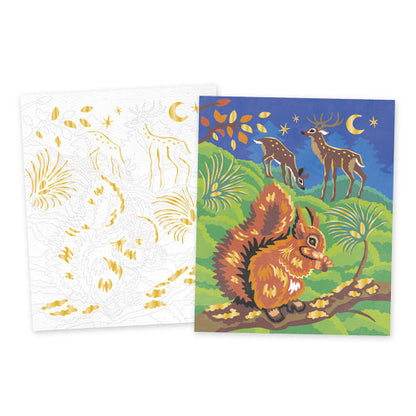 Painting By Numbers Watercolour - Forest Animals