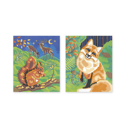 Painting By Numbers Watercolour - Forest Animals