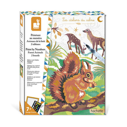 Painting By Numbers Watercolour - Forest Animals