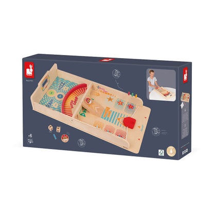 Retro Wooden Shuffleboard Game