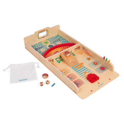 Retro Wooden Shuffleboard Game