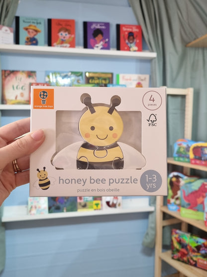 Mini Wooden Puzzle - Honey Bee