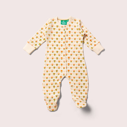 Little Blooms Organic Sleepsuit