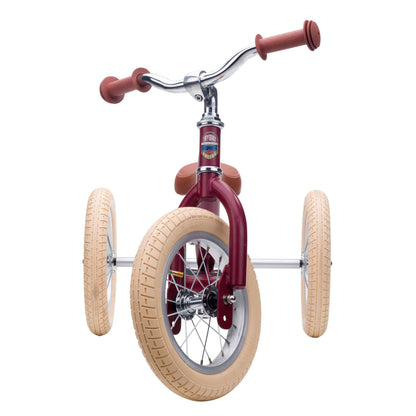 TryBike Steel Balance Trike - Vintage Red