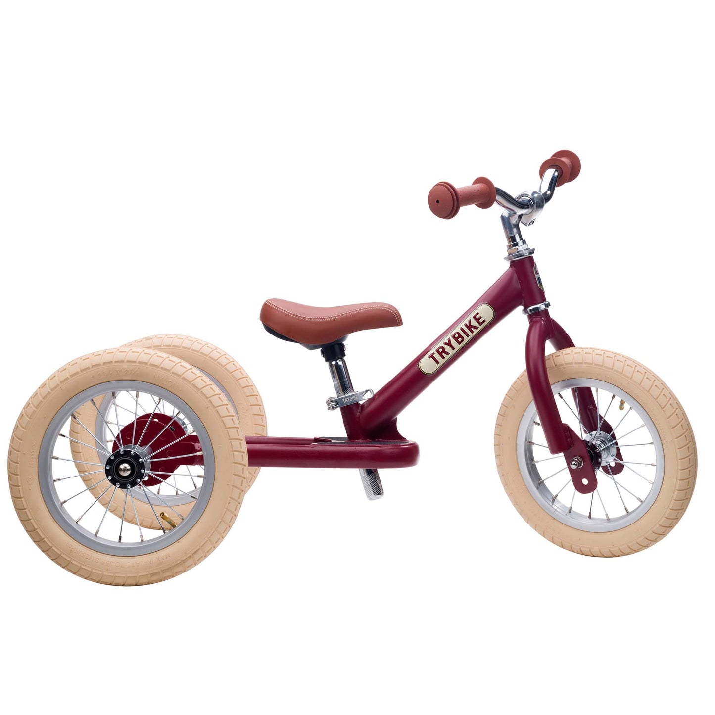 TryBike Steel Balance Trike - Vintage Red