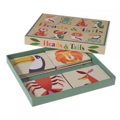 Heads and Tails Game - Colourful Creatures