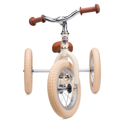 TryBike Steel Balance Bike & Trike - Vintage Cream