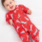 Snow Leopard Romper