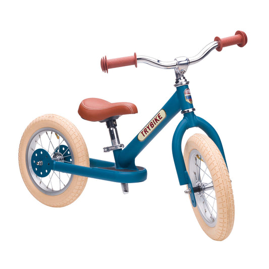 TryBike Steel Balance Trike - Vintage Blue