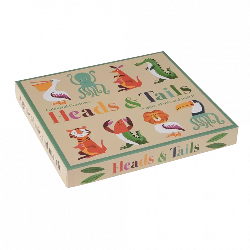 Heads and Tails Game - Colourful Creatures