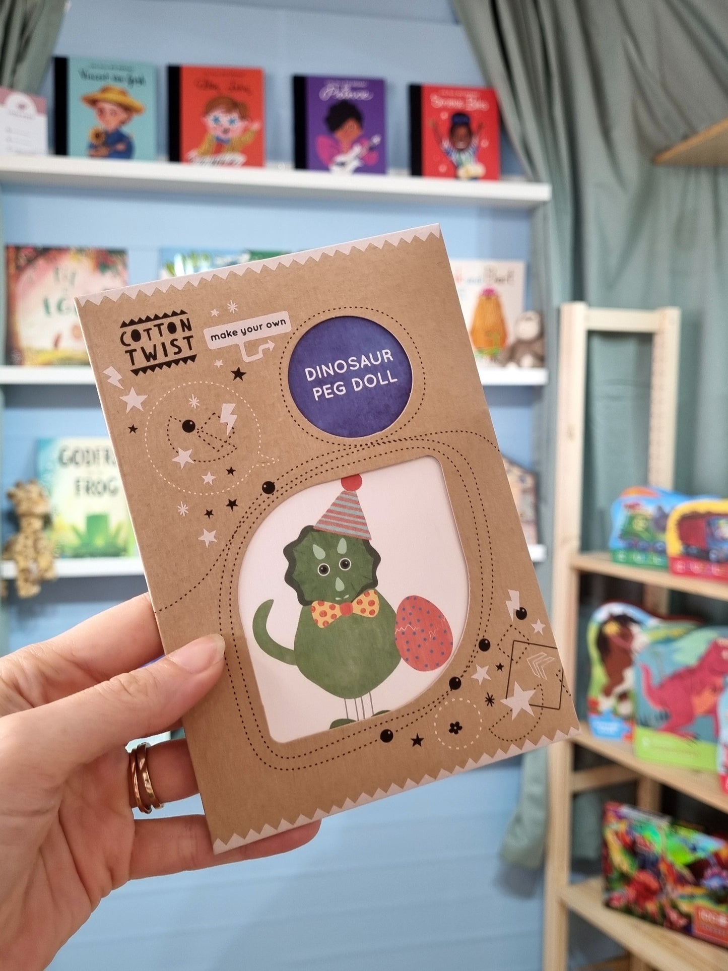 Make Your Own Dinosaur Peg Doll