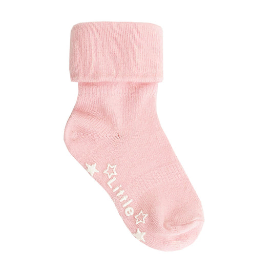 Stay-On Non-Slip Socks - Fairy Tale Pink