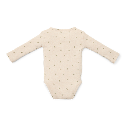 Little Dutch Long Sleeved Romper - Green Leaves