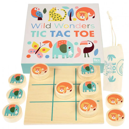 Wooden Tic-Tac-Toe